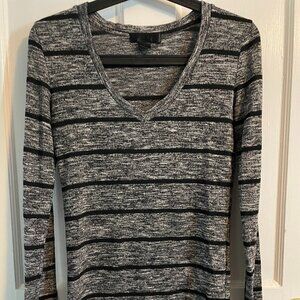 stripped long sleeve shirt